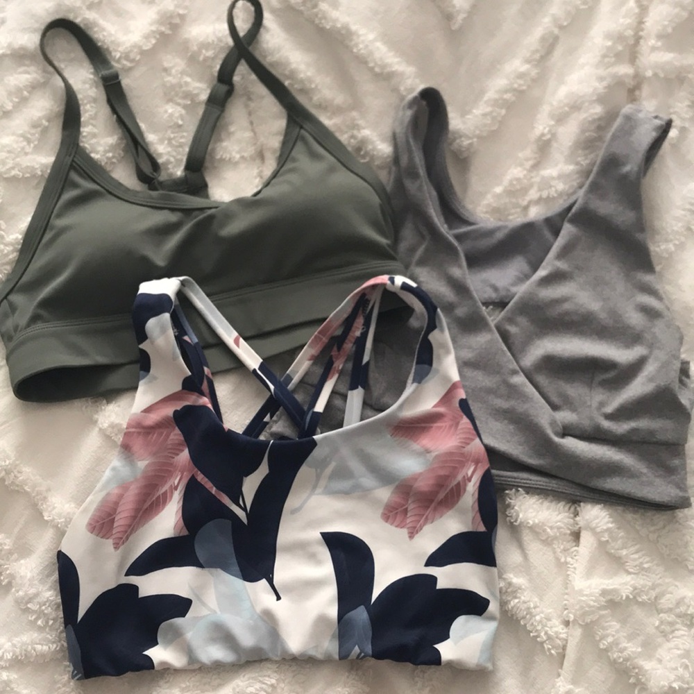 Lot of 3 sports bras *all for $25*